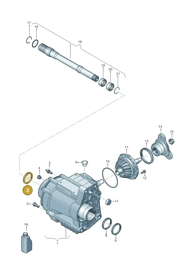 0A6409399B — SEAT Alhambra Stylance (2015-2022) diagram 719409400, position 3