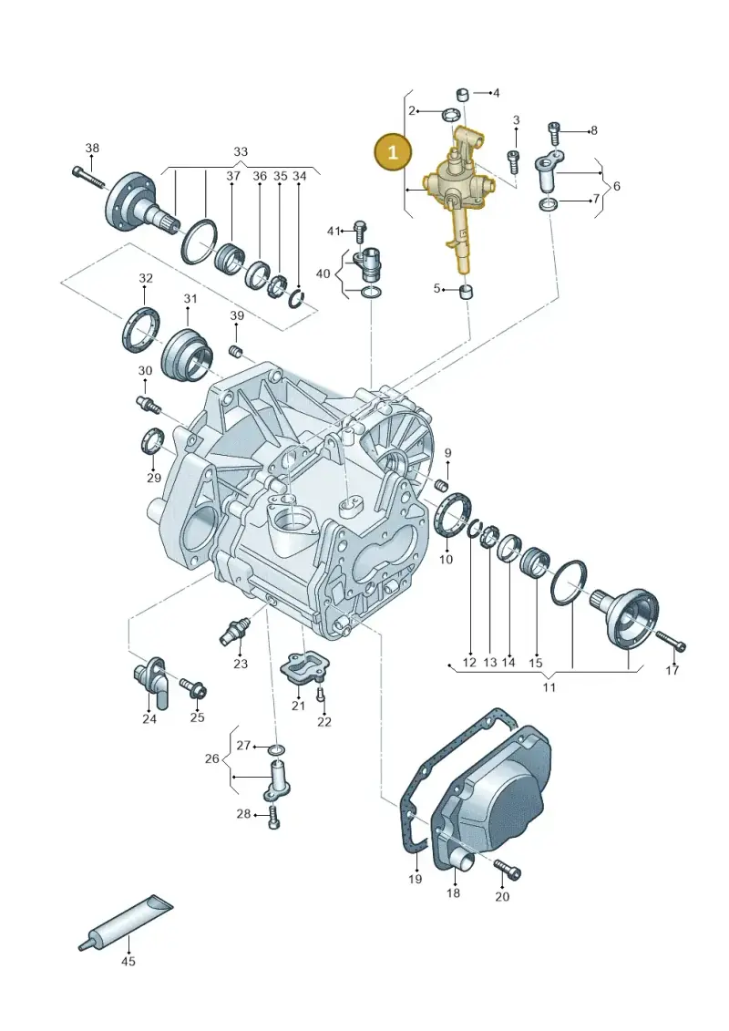 0AF301230K — SEAT Leon style (2019-) diagram 495300100, position 1