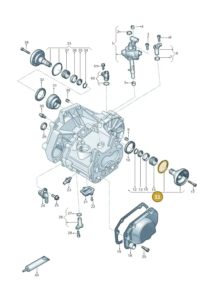 0AH409343 — SEAT Leon style (2019-) diagram 495300100, position 11