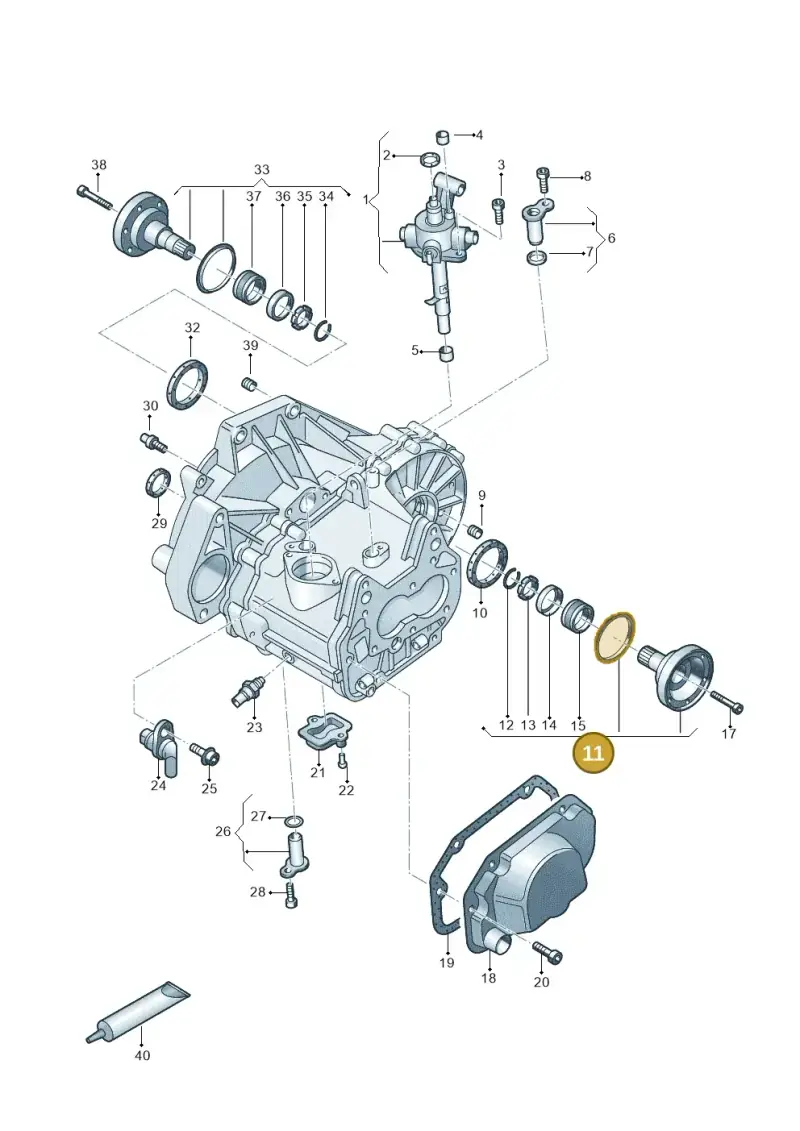 0AH409343 — SEAT Leon ST Stylance (2016-2020) diagram 827305050, position 11