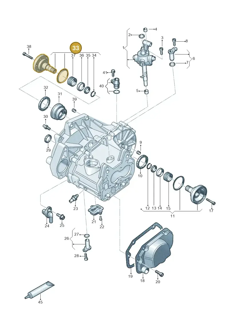 0AH409344 — SEAT Leon style (2019-) diagram 495300100, position 33