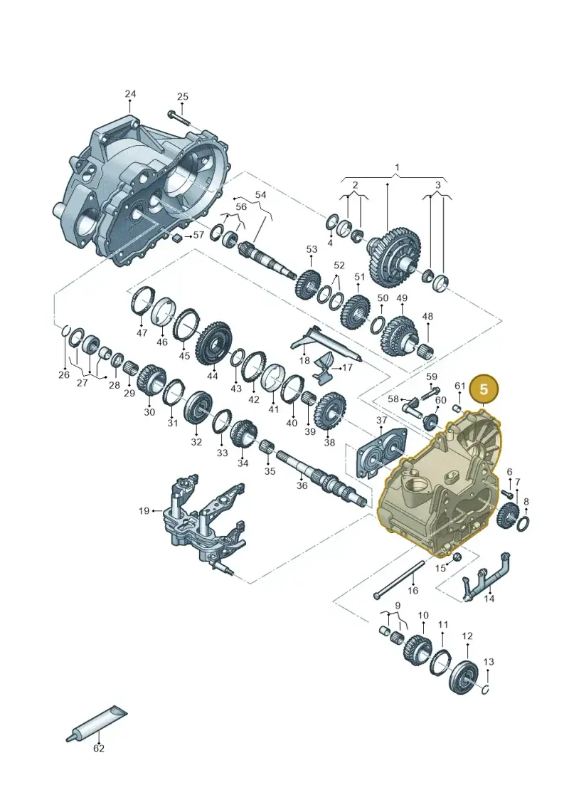 0AJ301103H — SEAT Leon style (2019-) diagram 827305060, position 5