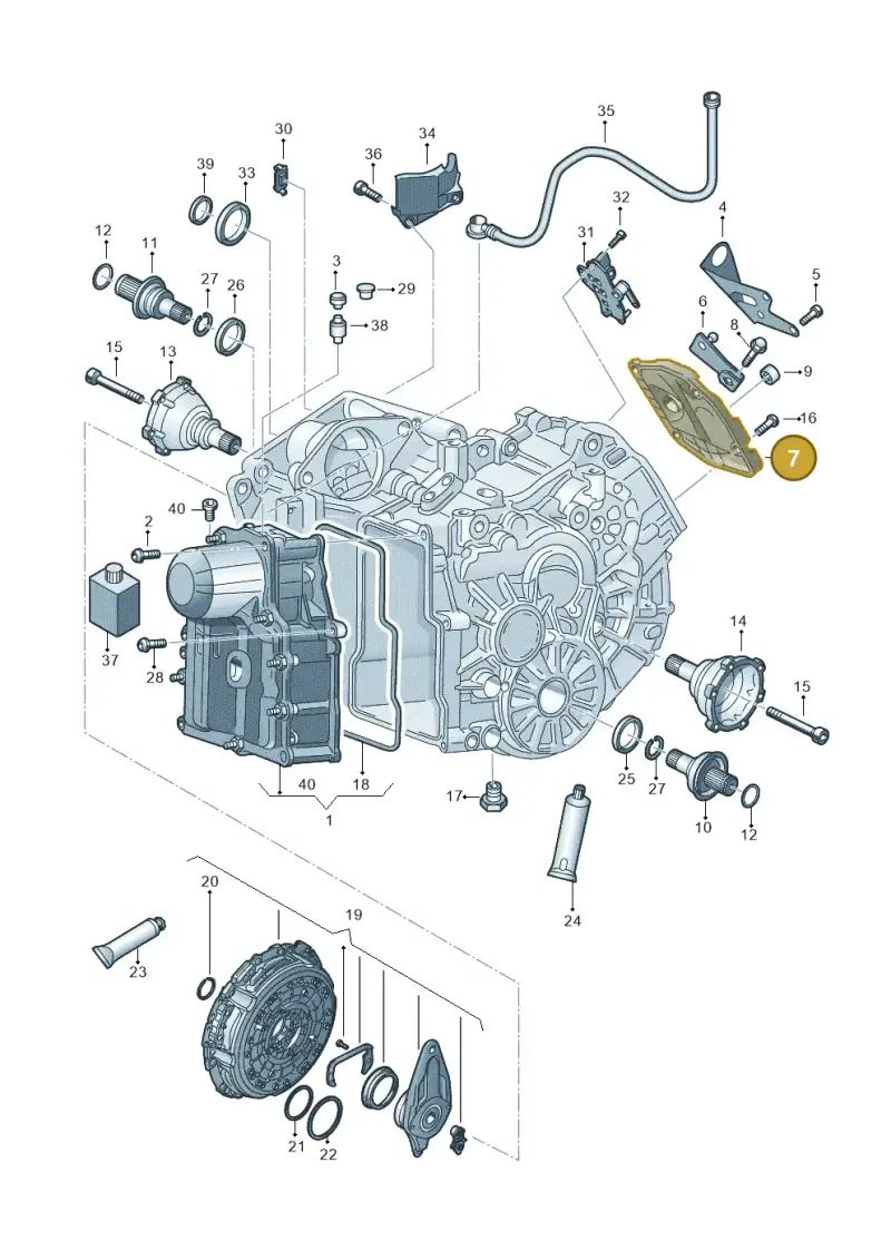 0AM321490B — SEAT Ateca Style (2016-) diagram 890321500, position 7