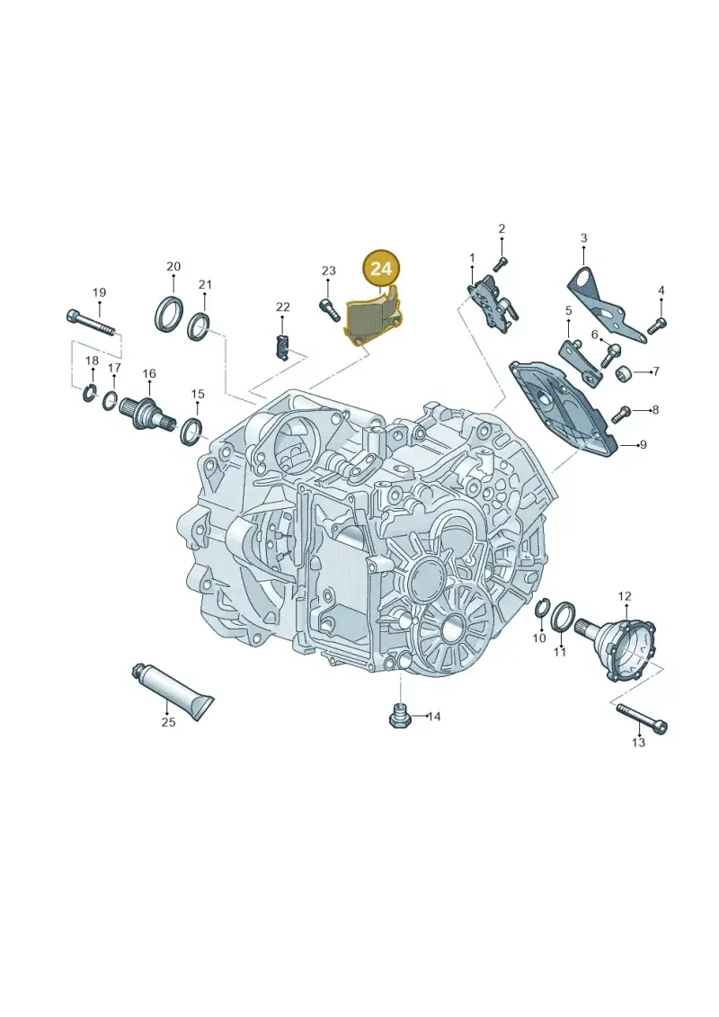 0AM325423B — SEAT Leon style (2019-) diagram 827345110, position 24