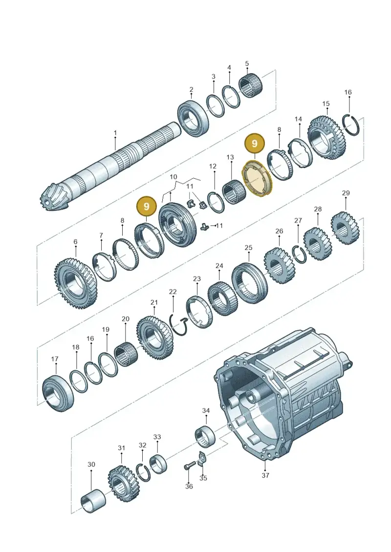 0B1311247A — SEAT Exeo ST Reference (2008-2011) diagram 448311400, position 9