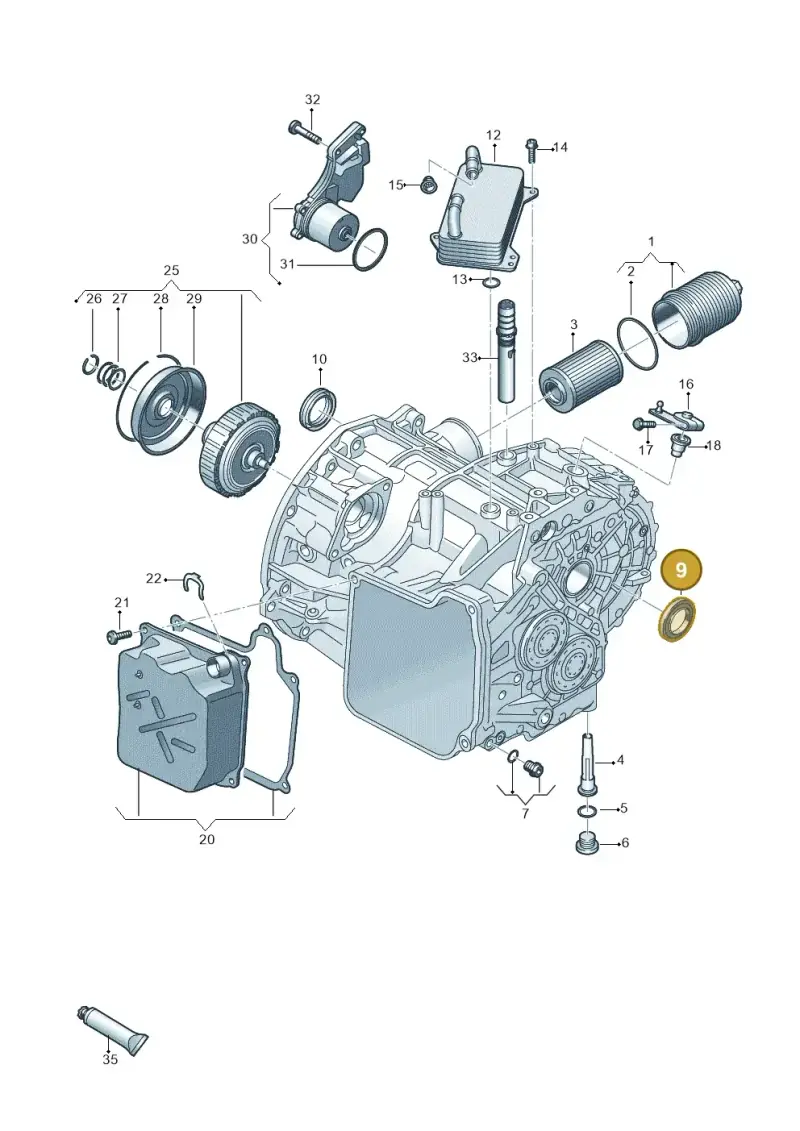 0BH409400E — SEAT Leon style (2019-) diagram 596300160, position 9