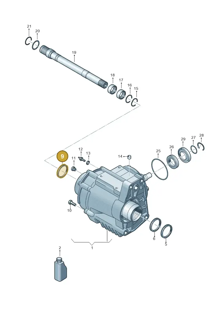 0CP409189B — SEAT Formentor TSI CUPRA (2020-) diagram 858409500, position 9