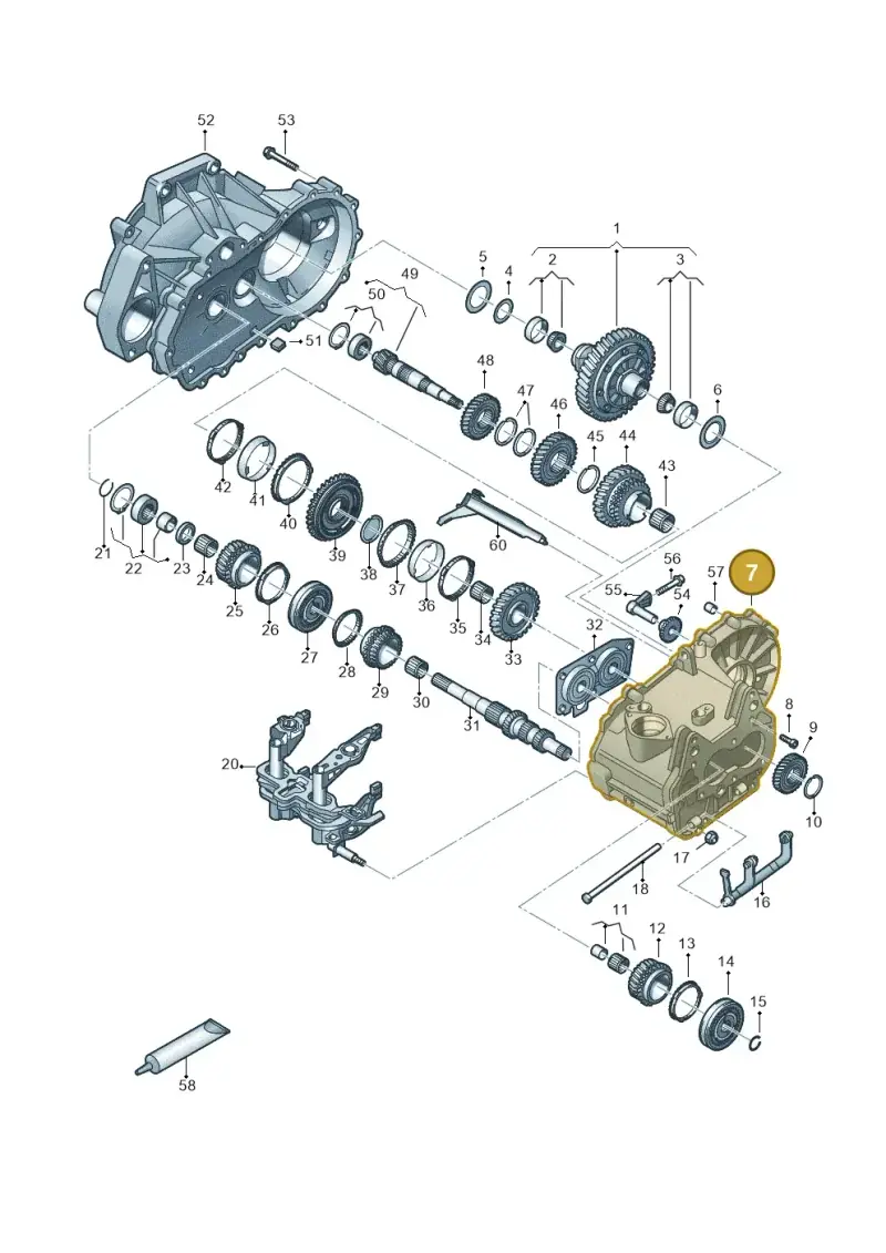 0D0301103A — SEAT Ibiza FR (2017-) diagram 837305030, position 7