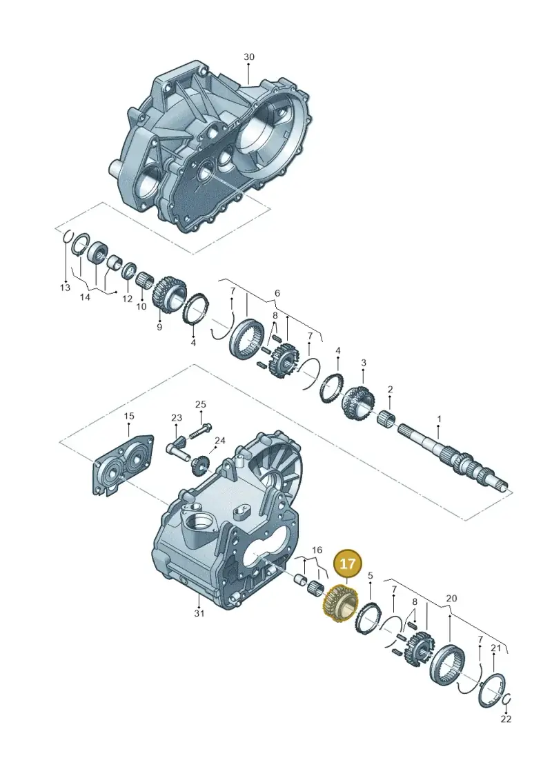 0D0311158 — SEAT Ibiza FR (2017-) diagram 746311100, position 17