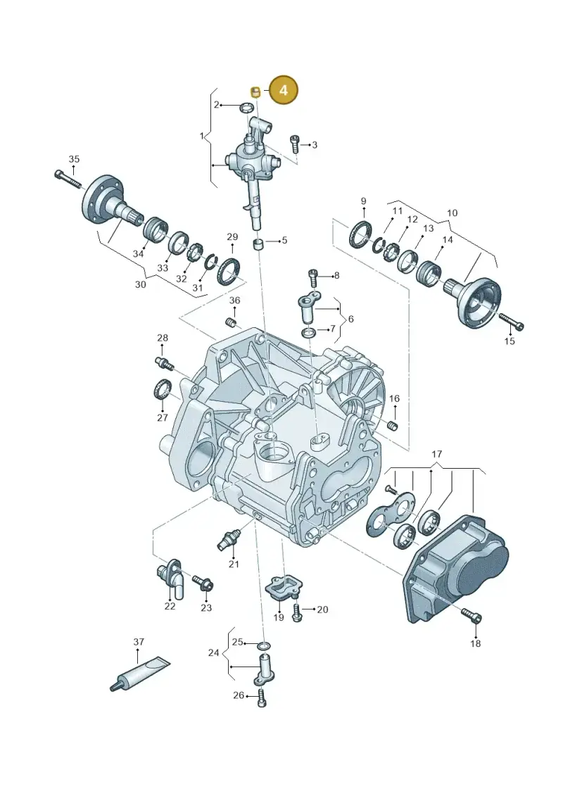 0DJ301485 — SEAT Leon style (2019-) diagram 827310020, position 4