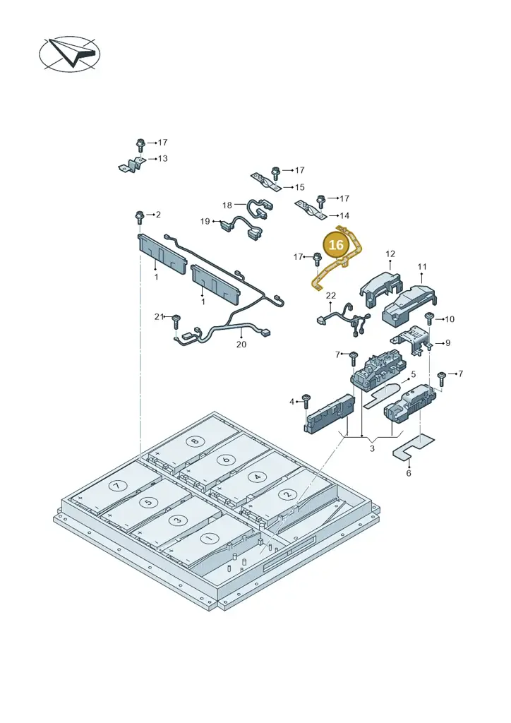 0Z1915139AF — SEAT EBoost CUPRA (2021-) diagram 055915062, position 16