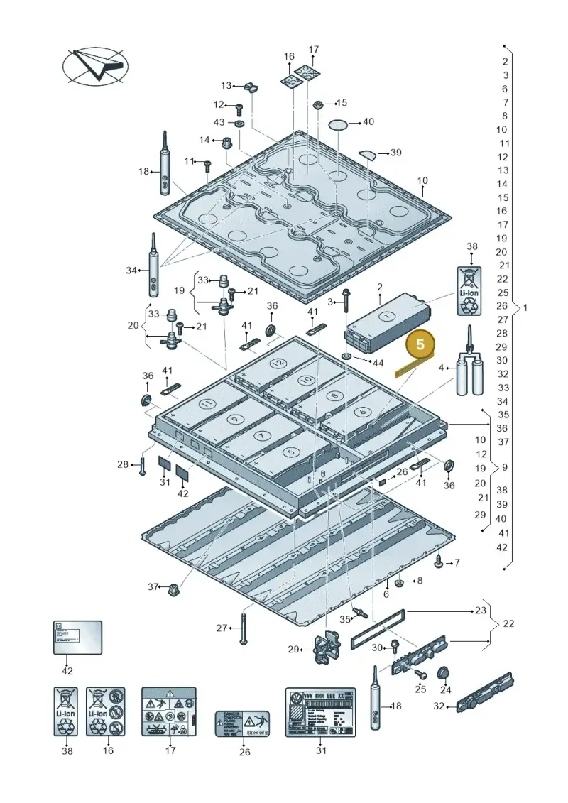 0Z1998474 — SEAT EBoost CUPRA (2021-) diagram 063915050, position 5
