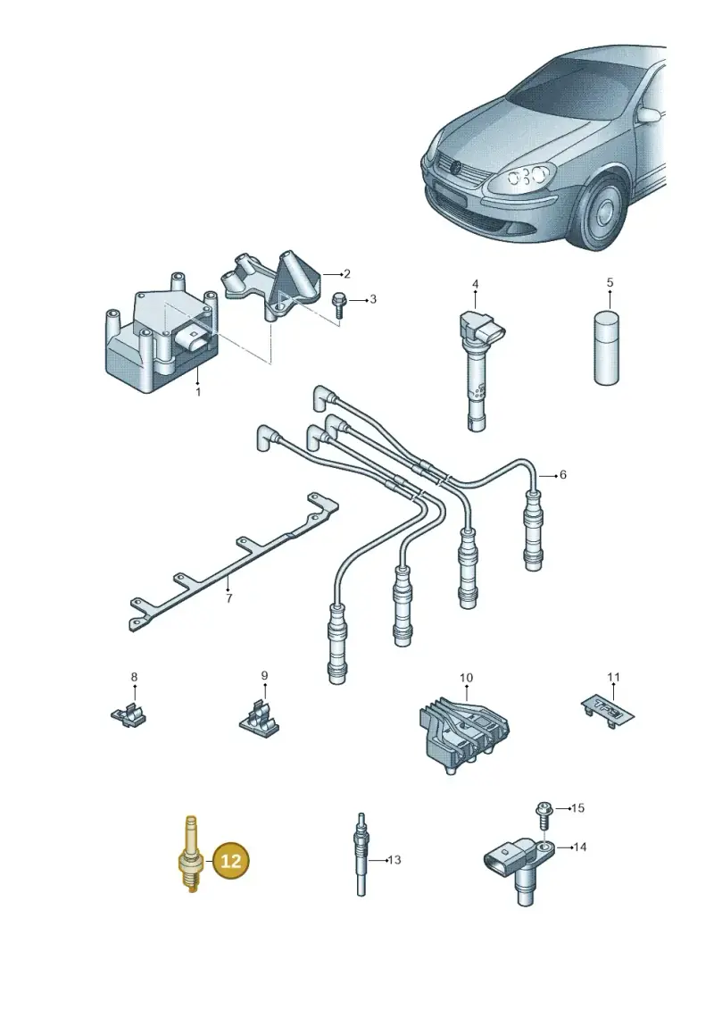 101000041AC — SEAT Leon Stylance (2010-2012) diagram 729905000, position 12