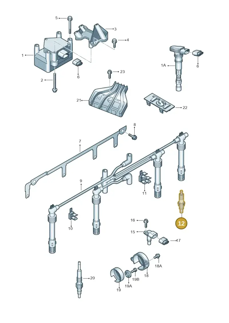 101905617C — SEAT Toledo Reference (2012-2015) diagram 666905050, position 12