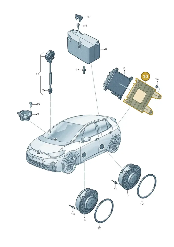 10A035210A — SEAT EBoost CUPRA (2021-) diagram 10a035035, position 10