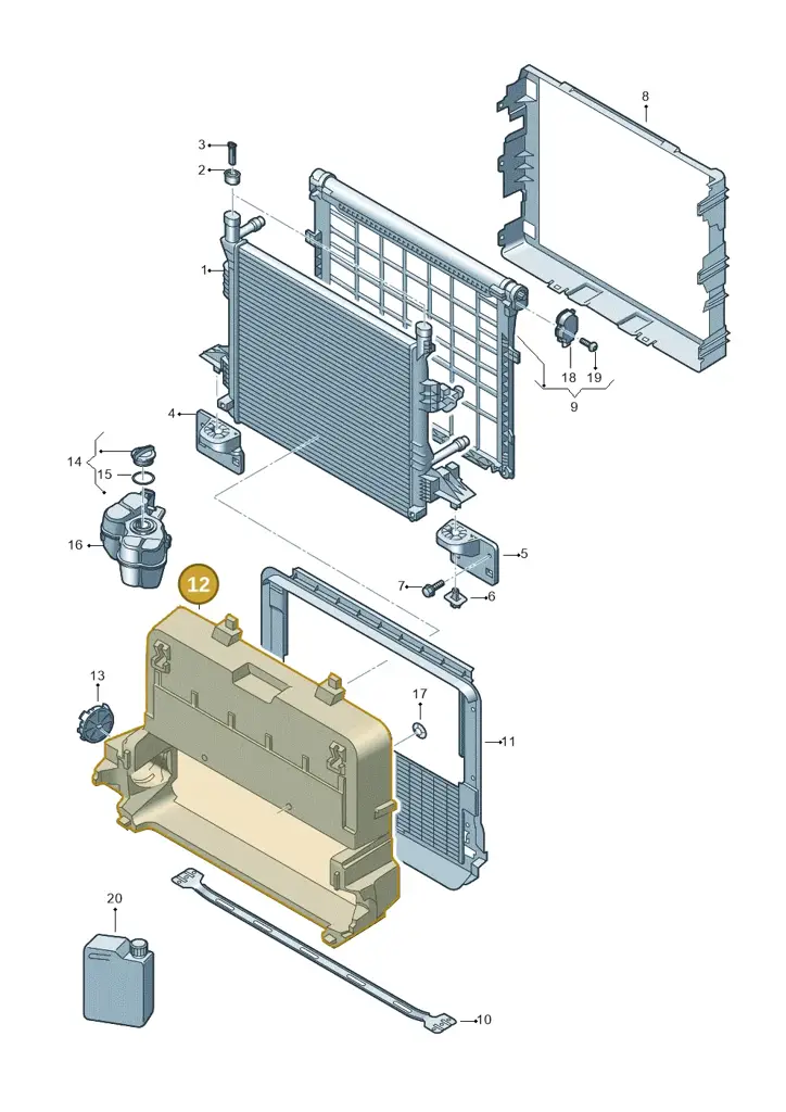 10A121293E — SEAT EBoost CUPRA (2021-) diagram 10a122100, position 12