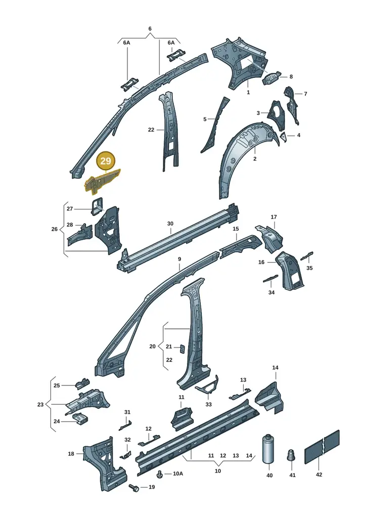 10A802485A — SEAT EBoost CUPRA (2021-) diagram 10s809000, position 29