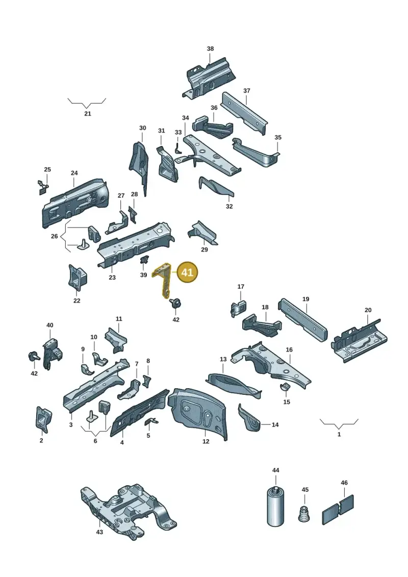 10A803714 — SEAT Tavascan Cupra (2023-) diagram 10s803000, position 41