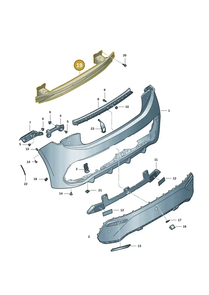 10A807305 — SEAT EBoost CUPRA (2021-) diagram 10s807050, position 19
