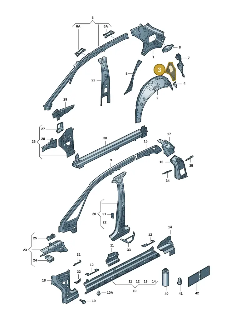 10A809677 — SEAT EBoost CUPRA (2021-) diagram 10s809000, position 3