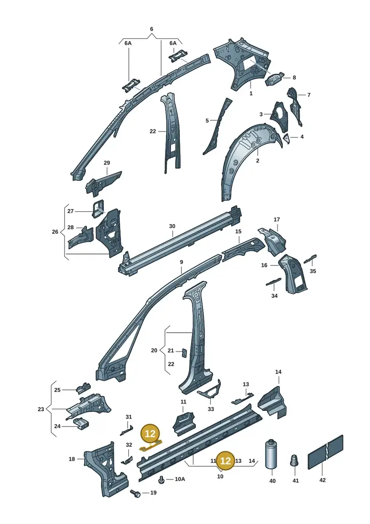 10A810686 — SEAT EBoost CUPRA (2021-) diagram 10s809000, position 12