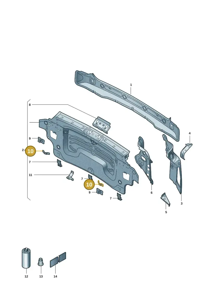 10A813269 — SEAT EBoost CUPRA (2021-) diagram 10a813000, position 10