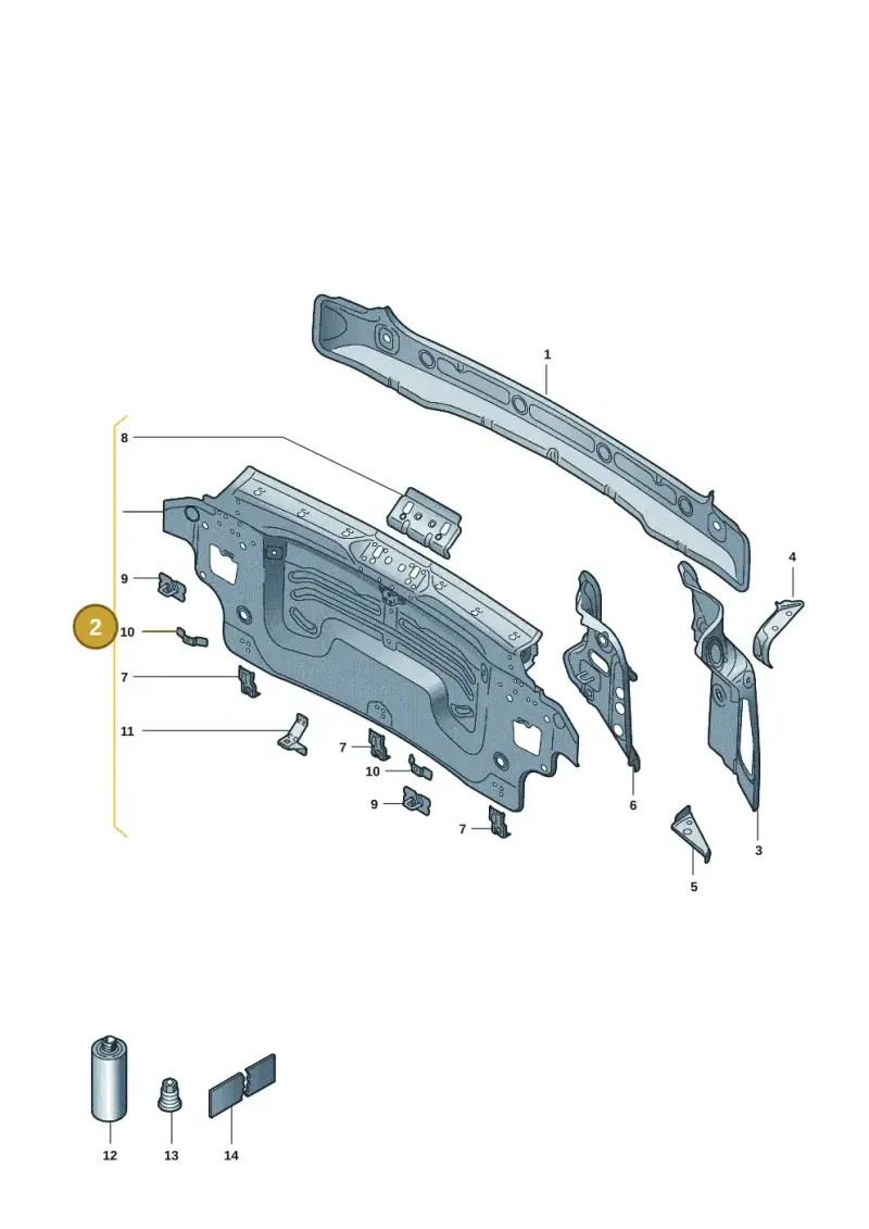 10A813301 — SEAT EBoost CUPRA (2021-) diagram 10a813000, position 2