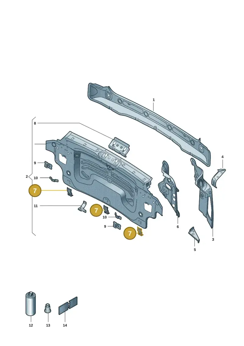 10A813745 — SEAT EBoost CUPRA (2021-) diagram 10a813000, position 7