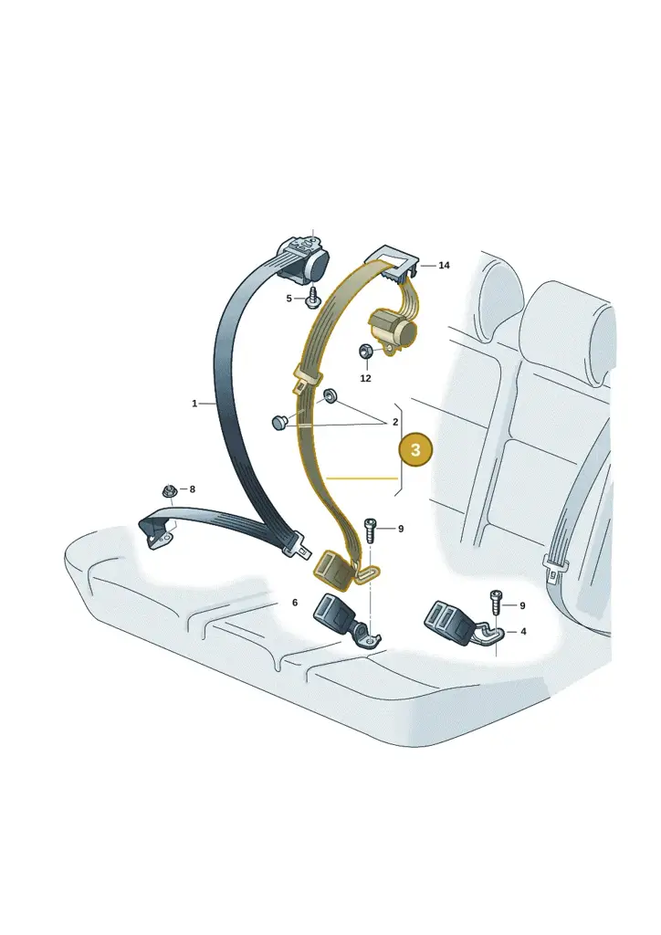 10A857807ARAA — SEAT EBoost CUPRA (2021-) diagram 10a857070, position 3