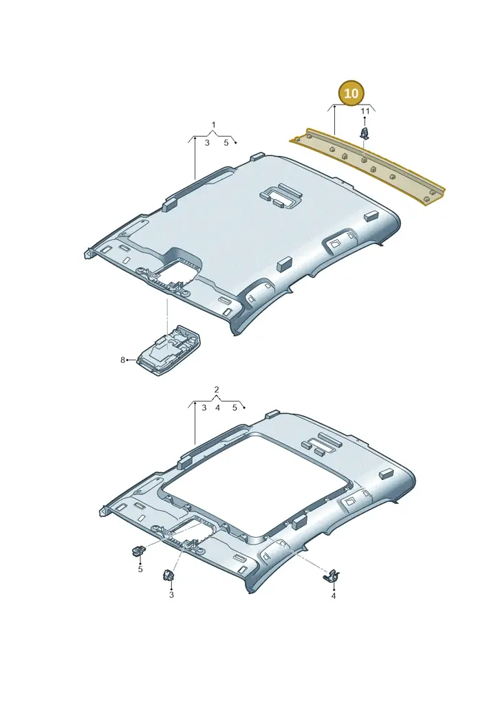 10A8676174PK — SEAT EBoost CUPRA (2021-) diagram 10a867055, position 10