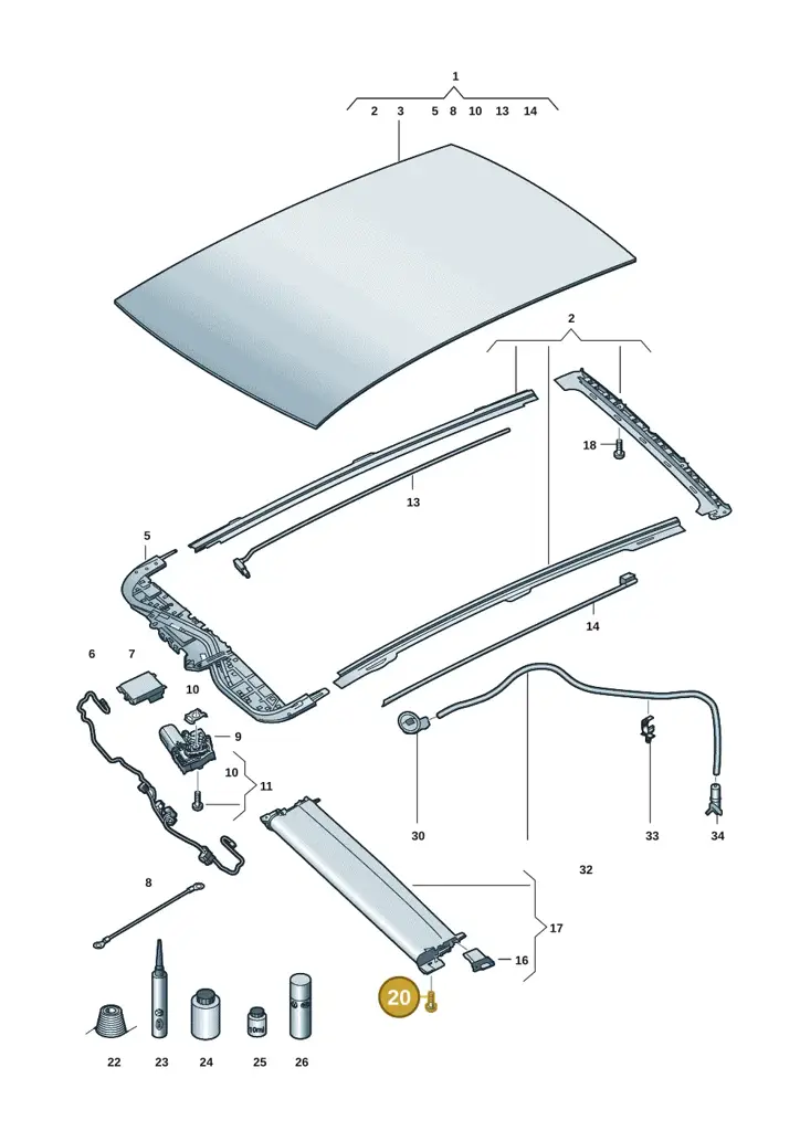 10A898803A — SEAT EBoost CUPRA (2021-) diagram 10a877000, position 20