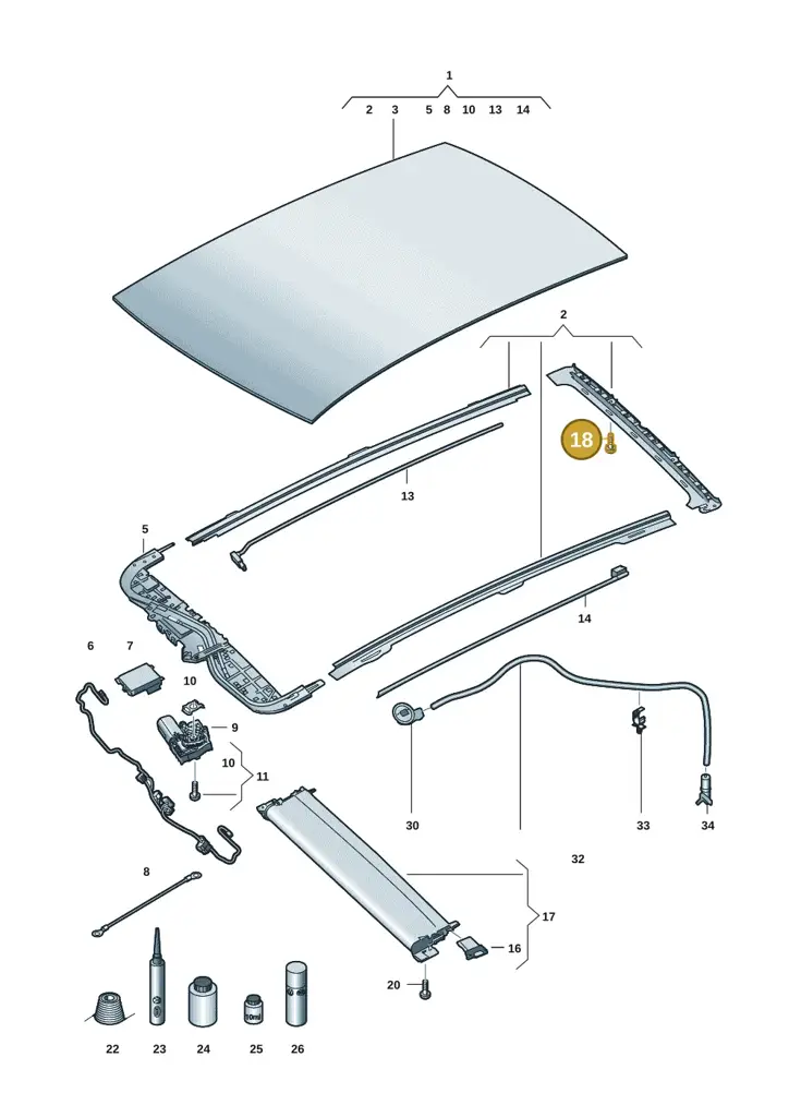 10A898803 — SEAT EBoost CUPRA (2021-) diagram 10a877000, position 18