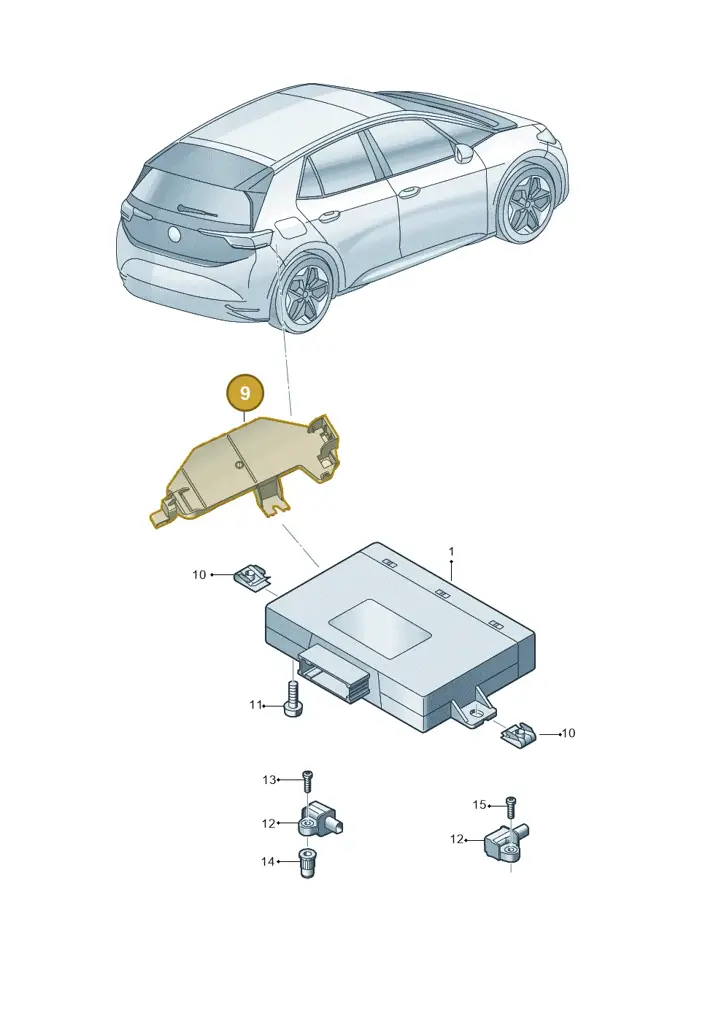 10A907324A — SEAT EBoost CUPRA (2021-) diagram 10a907035, position 9