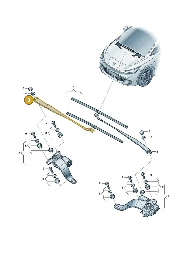 10A955410 — SEAT EBoost CUPRA (2021-) diagram 10s955000, position 3