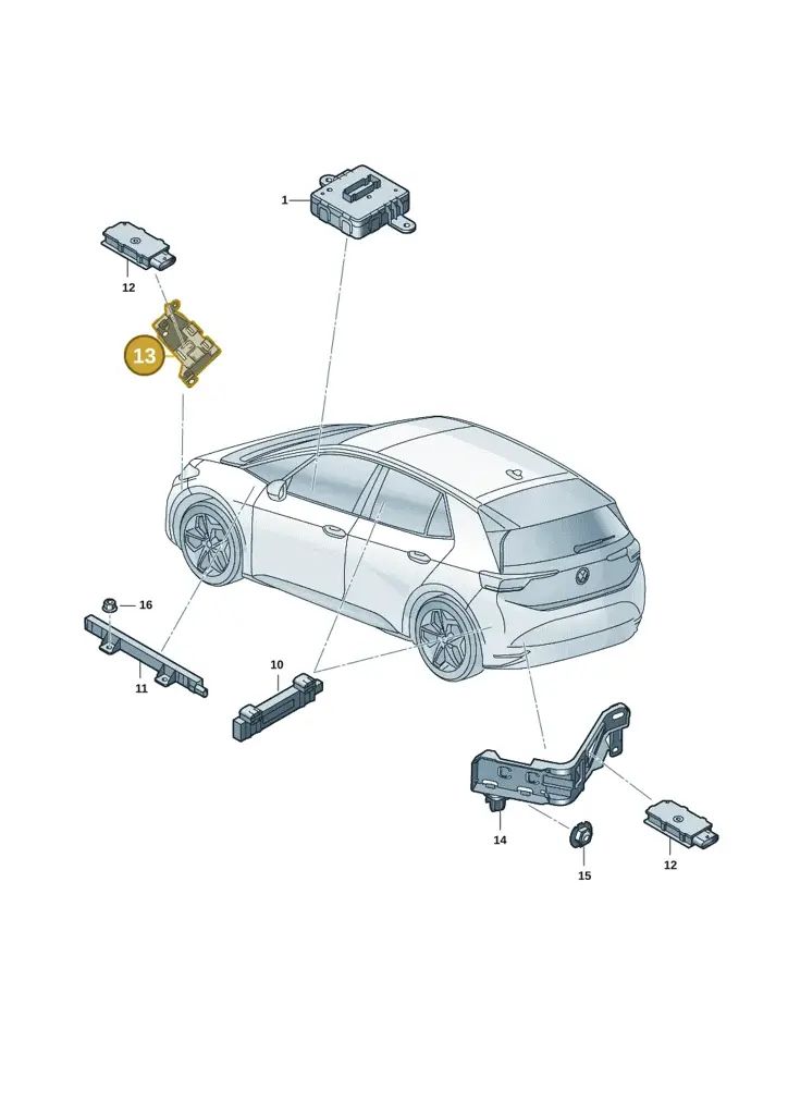 10A971592 — SEAT EBoost CUPRA (2021-) diagram 10a909000, position 13