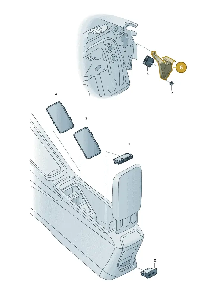 10A972597 — SEAT EBoost CUPRA (2021-) diagram 10s035040, position 6