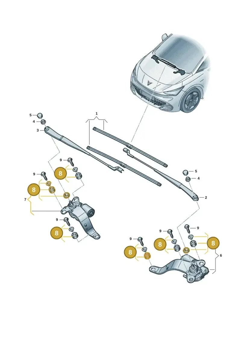 10A998754 — SEAT EBoost CUPRA (2021-) diagram 10s955000, position 8