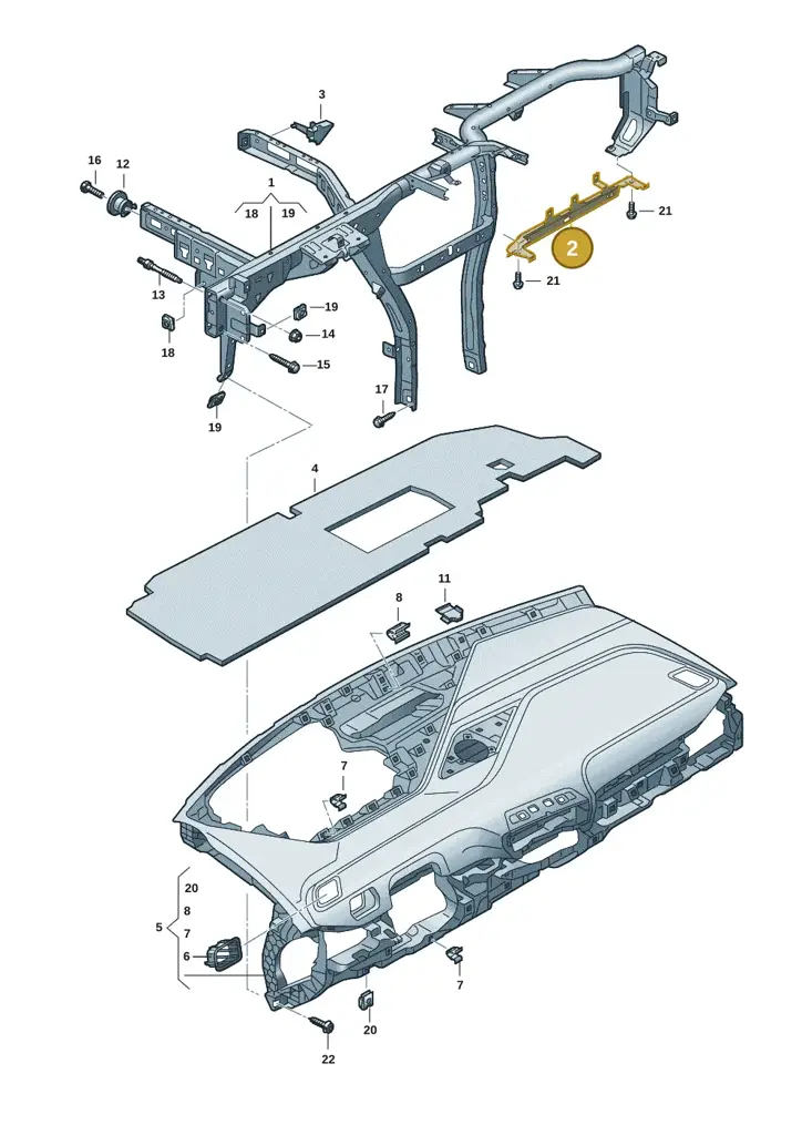 10B857392 — SEAT EBoost CUPRA (2021-) diagram 10a857000, position 2