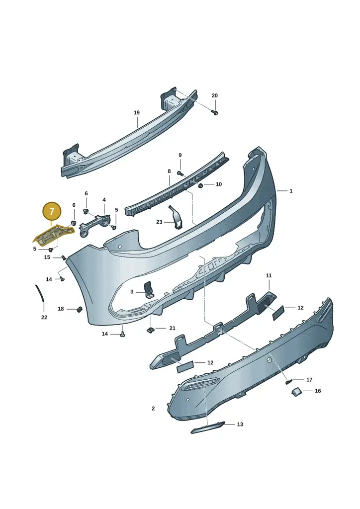 10E807393 — SEAT EBoost CUPRA (2021-) diagram 10s807050, position 7