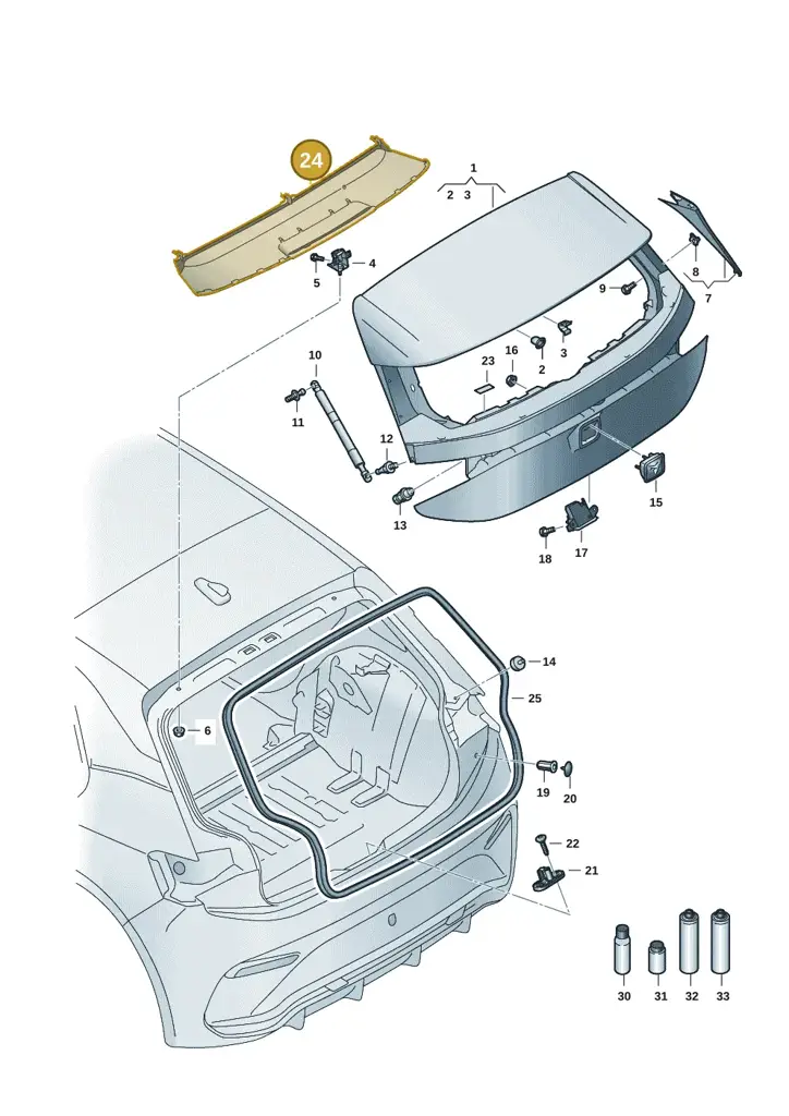 10E8276999B9 — SEAT EBoost CUPRA (2021-) diagram 10s827000, position 24