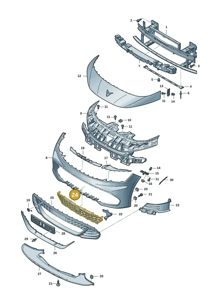10E853671C8ET — SEAT EBoost CUPRA (2021-) diagram 10s807000, position 24