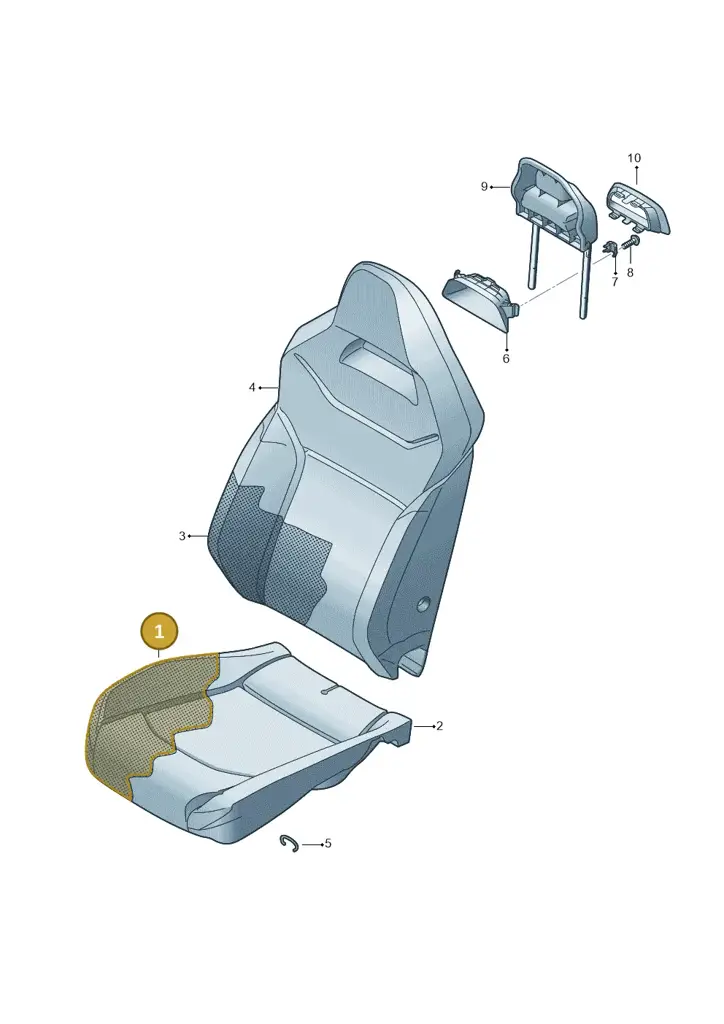 10E881375A — SEAT EBoost CUPRA (2021-) diagram 591881075, position 1