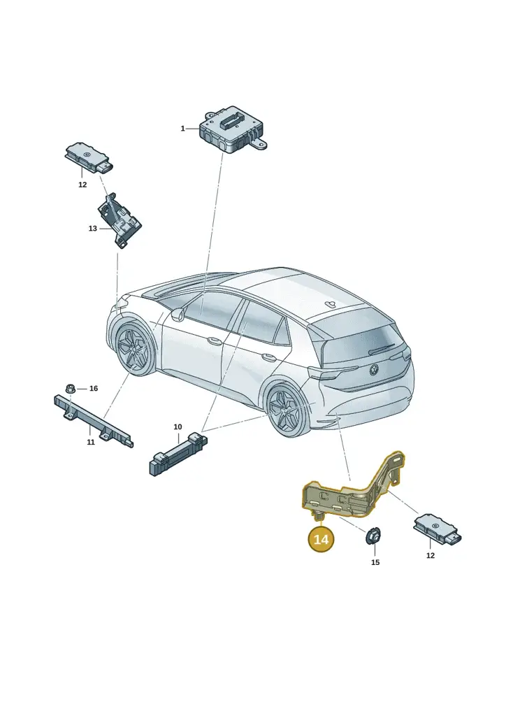 10E907526 — SEAT EBoost CUPRA (2021-) diagram 10a909000, position 14