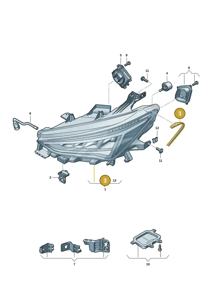 10E941191 — SEAT EBoost CUPRA (2021-) diagram 10s941000, position 3