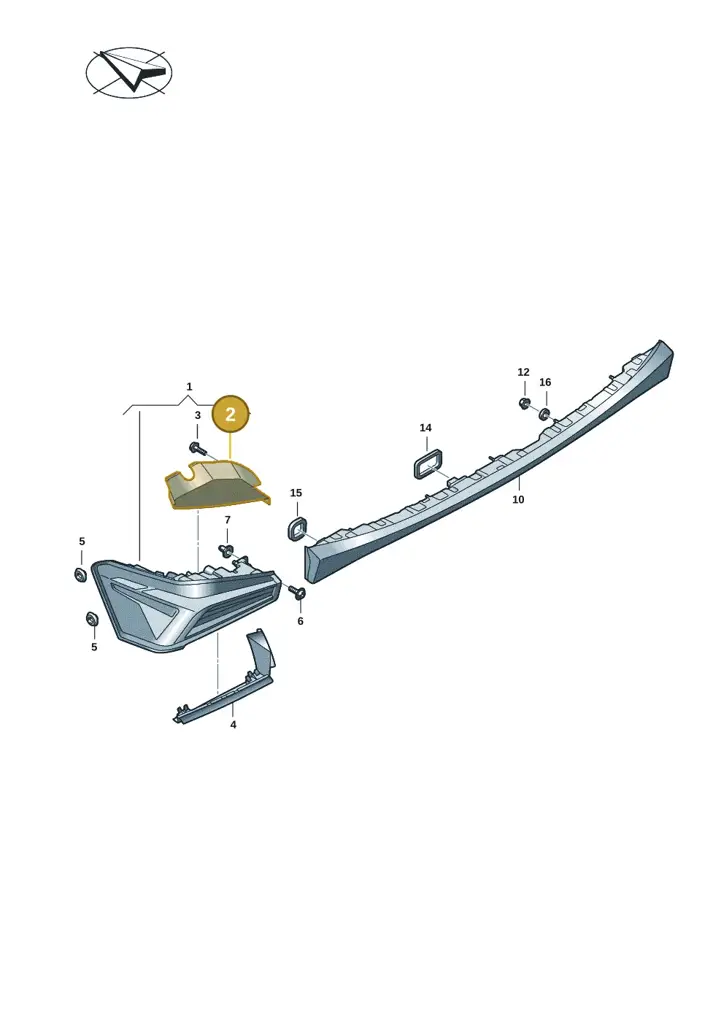 10E945253A — SEAT EBoost CUPRA (2021-) diagram 10s945000, position 2