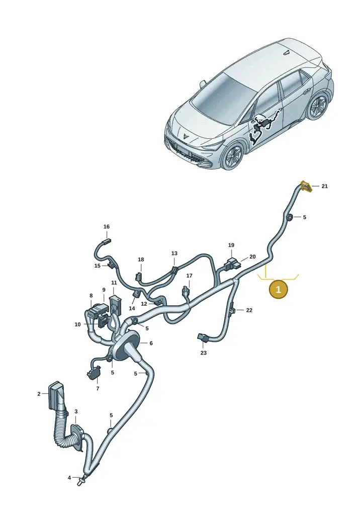 10E970401 — SEAT EBoost CUPRA (2021-) diagram 10s972033, position 1