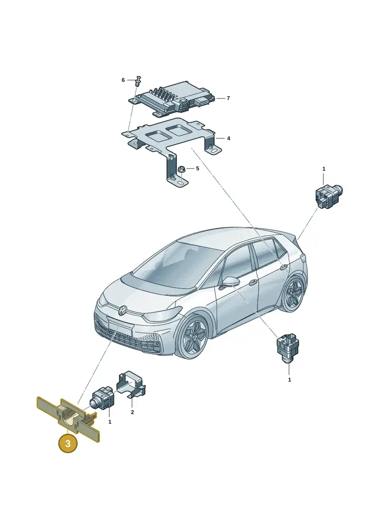10E980815A — SEAT EBoost CUPRA (2021-) diagram 10a907020, position 3