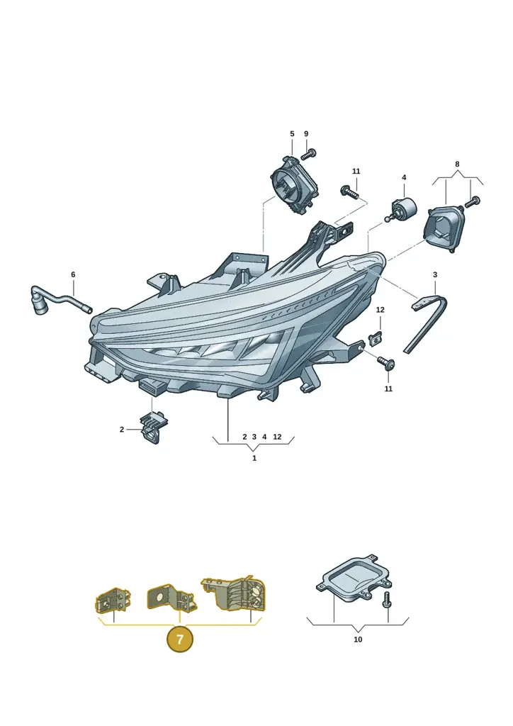 10E998122A — SEAT EBoost CUPRA (2021-) diagram 10s941000, position 7