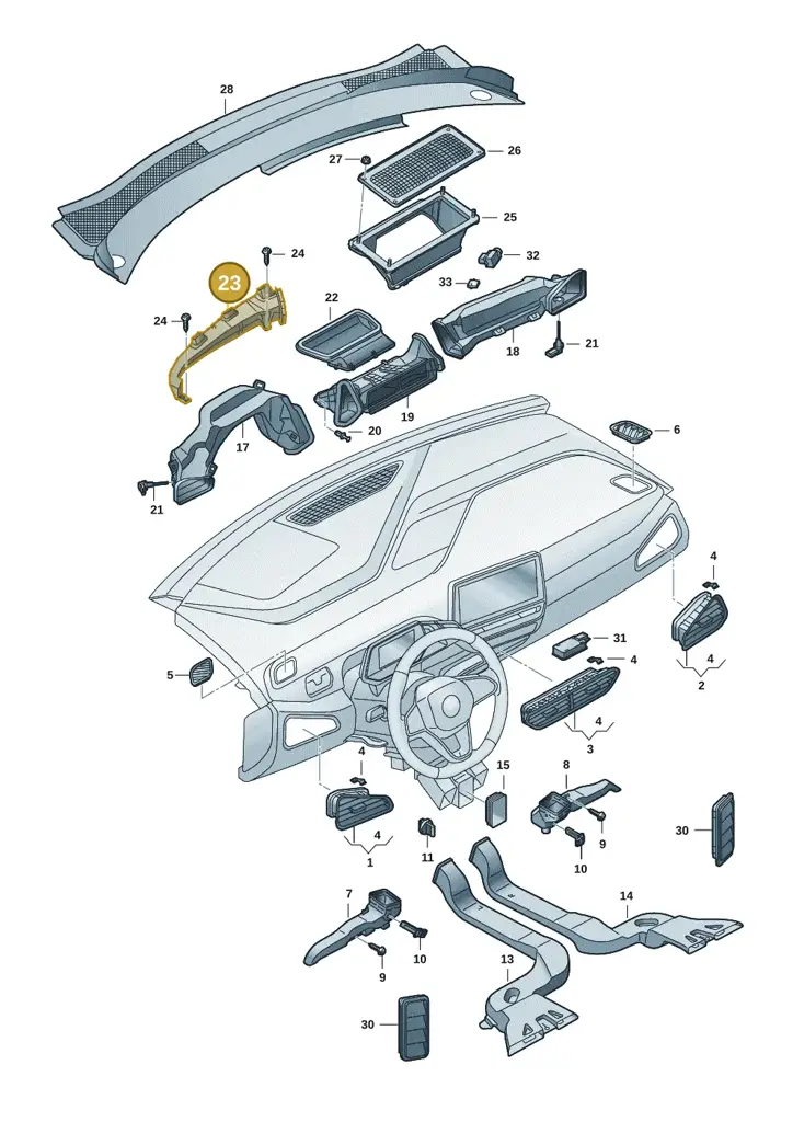 10H819869A — SEAT CUPRA Born (2021-) diagram 10a819300, position 23