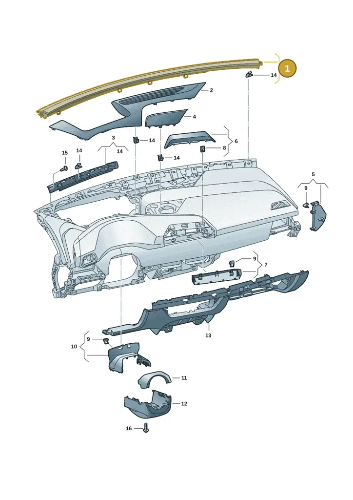 10H853236C4PK — SEAT CUPRA Born (2021-) diagram 10s857010, position 1